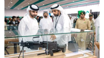 منصور بن محمد يشهد منافسات اليوم الثاني لتحدي الإمارات للفرق التكتيكية بمشاركة دولية واسعة